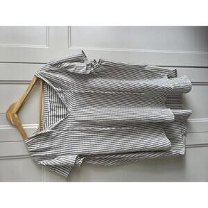 Jane + Delancey Women's Plus Size Striped Short Sleeve Top 2X